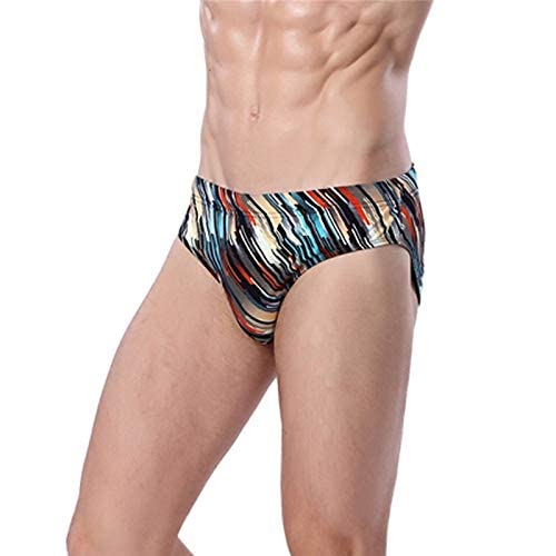 Men Shorts Swim Briefs Quick Dry Beach Print Running Sing Underwear 2019 Arrl Mens Swim Trunks Bathing Suis Swimwear : A, XXL, China-image-46