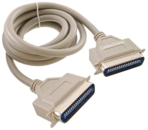 CablesOnline 10ft. Centronics-36 Male to Centronics-36 Male 36-Conductor Printer Cable, P-4010