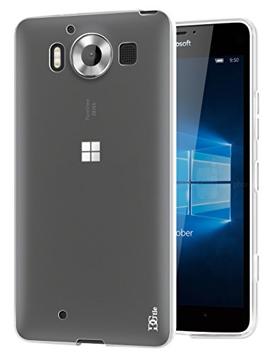Lumia 950 Case, DGtle Anti-Scratches TPU Gel Premium Slim Flexible Soft Bumper Rubber Protective Case Cover for Microsoft Lumia 950 (2015) (Clear)