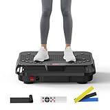Vibration Plate Exercise Machine, Vibrating Plate for Lymphatic Drainage, 400 Lbs Capacity 250 Speed Levels Whole Body Fat Burner Weight Loss Shake Board, Vibrate Platform Machine