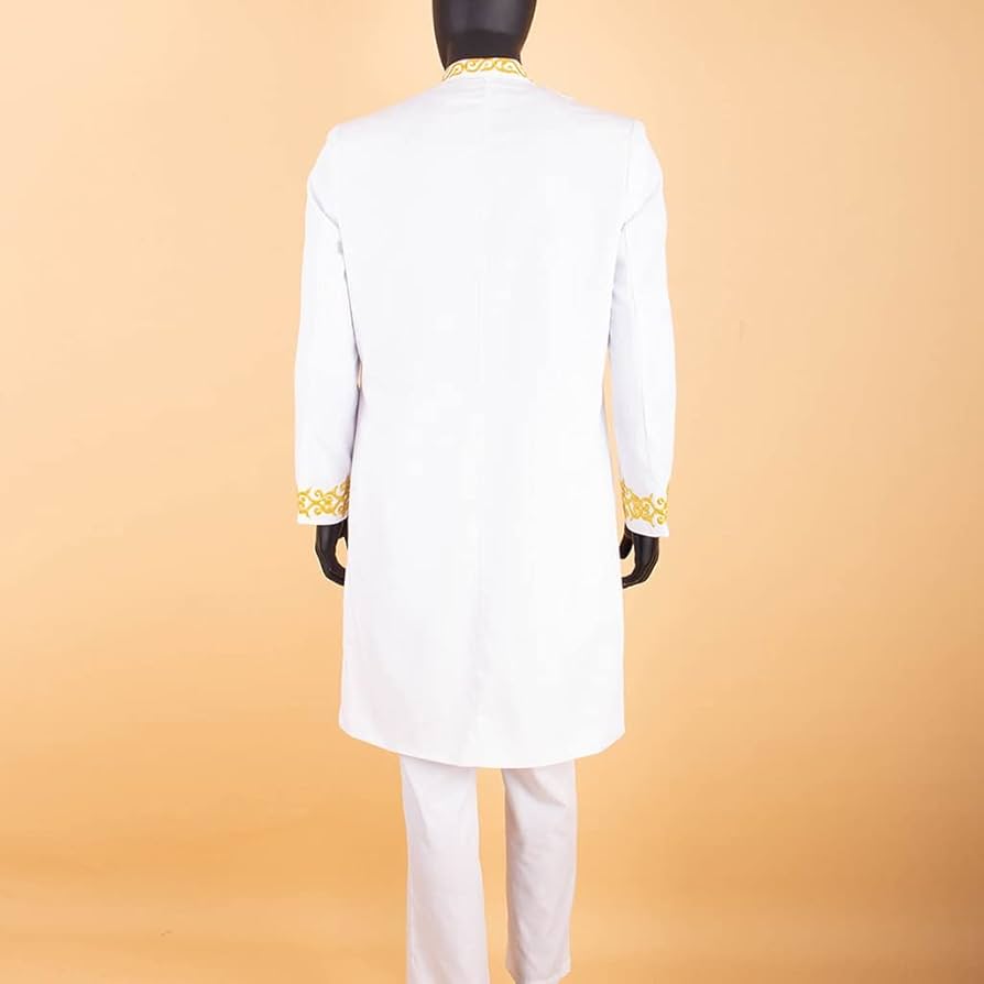 XSION Traditional African Clothing for Man Shirt and Pants Outfit