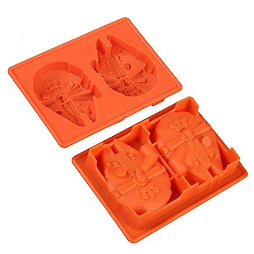 Suitable Star Wars Shape Millennium Falcon And Death Star, Star Wars Silicone Ice Tray Candy Mold Set/Chocolate Molds Ball Whiskey Baking For Christmas Birthday Lovers Party #TOP1