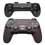 Die JOYSKY Game Controller hat eine daumenfreundlichere Form von analogen Sticks und tatsächlichen Auslösern. Die P4-Steuerung verfügt über präzise Steuerungen, mit denen Sie sich auf das Spiel konzentrieren können. Unterstützt 6-Achsen-Bewegungssteuerungen, mit denen Sie die Charaktere in Ihrem Spiel mühelos bewegen können.
