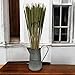 50 Stem Bundle of All-Natural Cattail Stems, Dried Decorative Drop-in Bouquet, 28” Tall Rustic, Farmhouse, and Holiday Décor, Long-Lasting Natural Arrangement (Fresh Green Grass)
