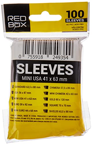 Sleeve Classic – MINI USA (41x63mm) – Redbox