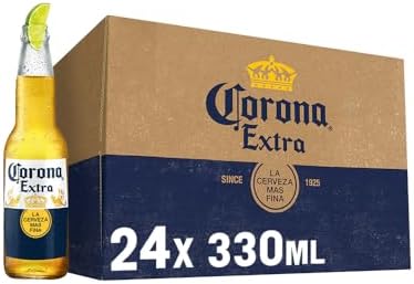 Cerveja Corona Extra Long Neck 330ml - Pack com 24 unidades