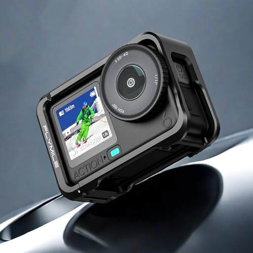 Jaula de aluminio para DJI Osmo Action 6 con kit de tapas y carcasa protectora 3