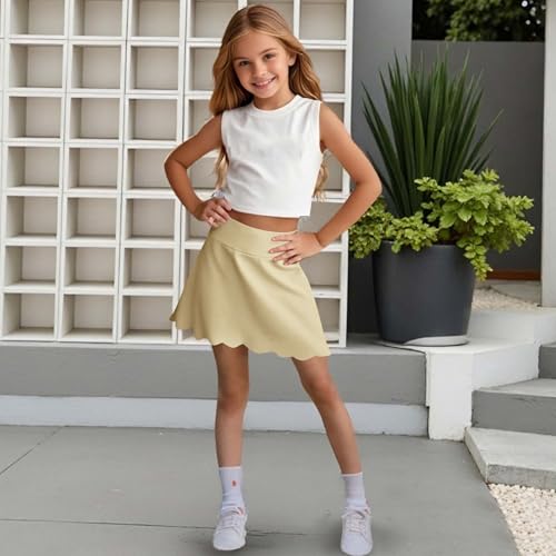 Girls Tennis Skirt High Waisted Summer Casual Skirts Sports Gym Yoga Athletic Golf Skorts with Built in Shorts3