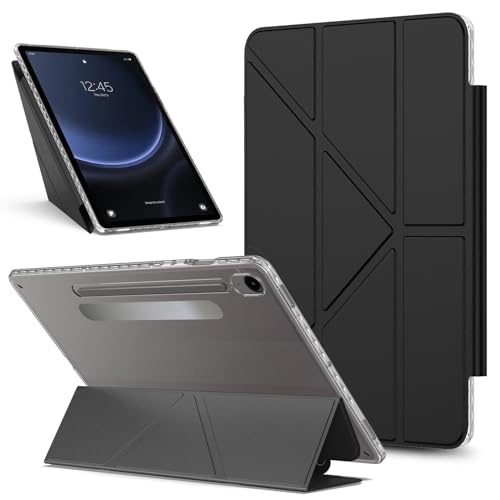 Coque Samsung Galaxy Tab S9 protection fine premium transparente et noire