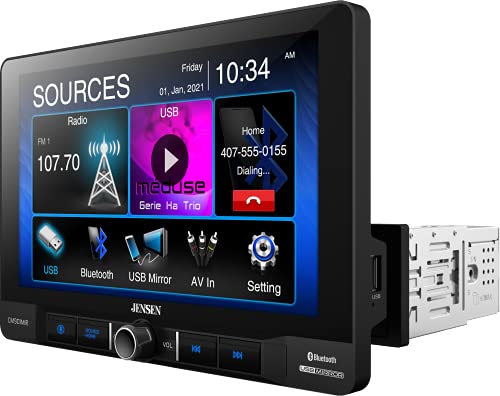 image for Jensen CM901MIR 9 inch Mechless Multimedia Receiver with USB Screen Mi