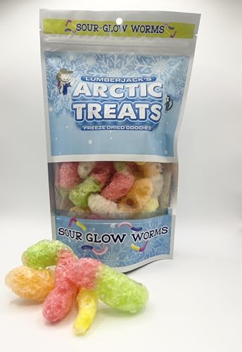 Dulces ácidos congelados Sour Glow Worms miniatura 1