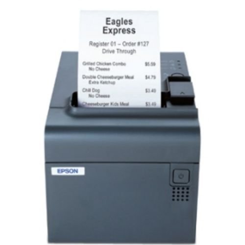 Epson C31C412A8531 TM-L90 Thermal Label Printer, Ethernet Interface, with Label Software CD and Power Supply, Dark Gray (Renewed)