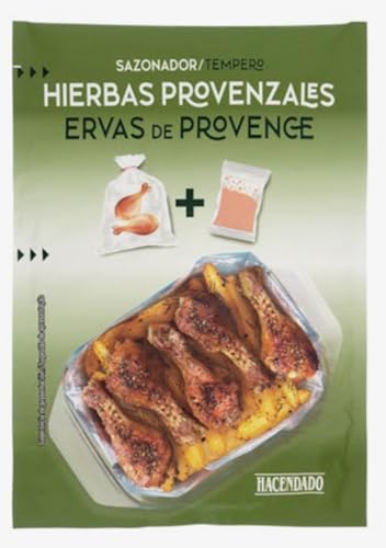 Kräuter der Provence-Würzmischung Hacendado für Hähnchen und Rippchen aus Ofen und Mikrowelle mit Beutel 12er-Pack Kräuter der Provence-Würzmischung Hacendado für Hähnchen und Rippchen aus Ofen und Mikrowelle mit Beutel 12er-Pack