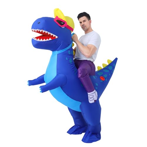 FXICH Costume da dinosauro gonfiabile, per adulti, per uomini e donne, per sunglasses FXICH Costume da dinosauro gonfiabile, per adulti, per uomini e donne, per sunglasses