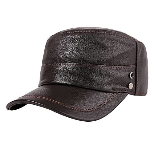 Chapeau de papa en cuir réglable pour stopper l'inconfort des visières