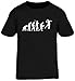 Produktbild Shirtstreet24, EVOLUTION HANDBALL, WM EM Sport Kinder Fun T-Shirt, Größe: 152/164,schwarz