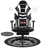 ERGONOMISCHES DESIGN: Gaming-Stuhl mit Verbindungsarmlehne und USB-Kabel-Stromversorgungsmassagegerät, das über einen USB-Anschluss an Computer, Auto, Netzschalter oder sogar Powerbank betrieben werden kann. Bester Masseur für Benutzer, die lange sitzen müssen