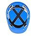 AmazonCommercial Hard Hat, 4-Point Ratchet Nylon Suspension, Blue