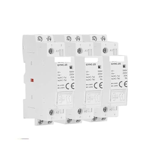 Din Rail �ƒ�p�R���^�N�^ AC24V 48V 110V 220V 2P 25A 2NC 2NO 1NO1NC 50/60Hz �T�[�L�b�g�u���[�J�[(2P 25A 2NO AC48V)