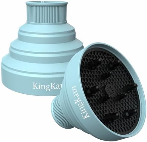 KingKam Collapsible Silicone Hair Diffuser, Fit 1.575-1.968 inch Nozzle