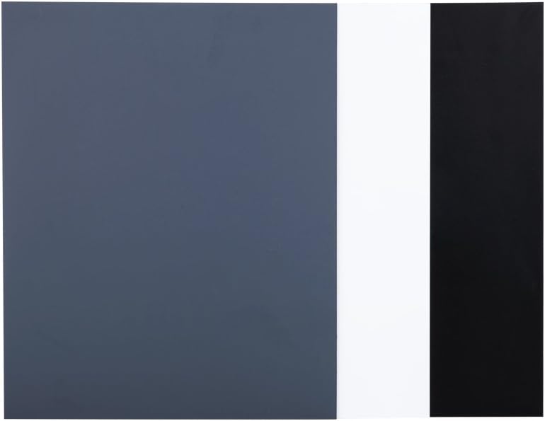 Tarjeta de balance de blancos de PVC JJC de 10 "x 8" 18% tarjeta gris neutro para fotografía | para lograr un equilibrio de color perfecto en fotografías y vídeos, incluidas tarjetas grises, blancas y negras