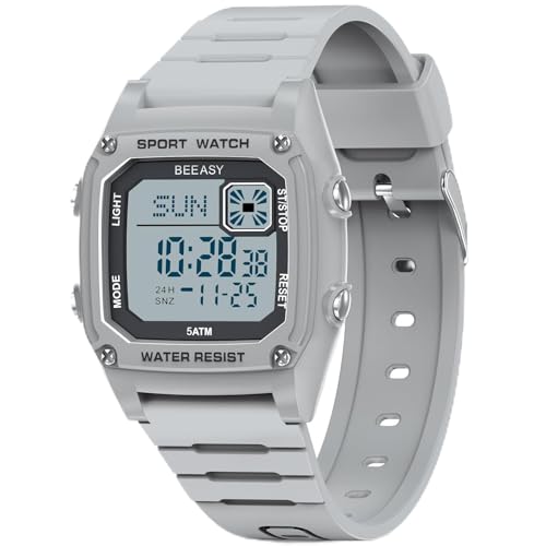 Montre pour enfant AW04 Beeasy gris antichoc et facile à lire