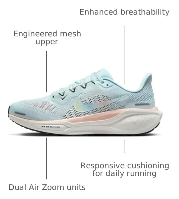 Image of Nike Womens Nike Pegasus 41 Gore-tex Wasserdichter Strassenlaufschuh Fur Damen