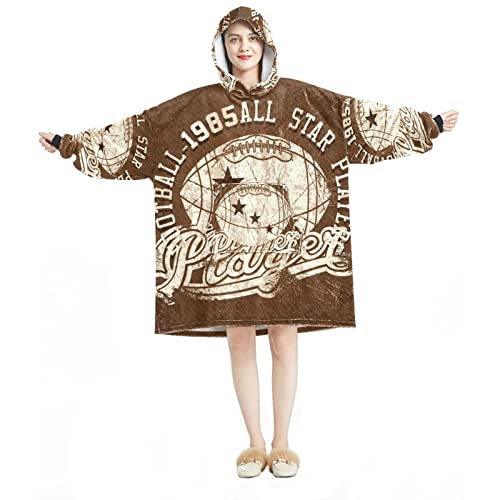 Sweat à capuche oversize foot pour des soirées d'hiver cocooning - 2