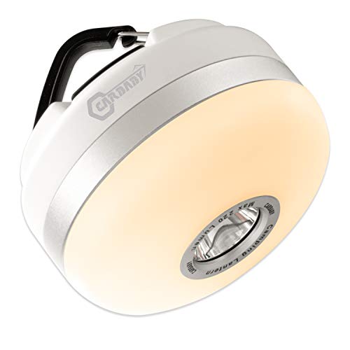 CARBABY LED キャンプ ランタンア ウトドア 懐中電灯 乾電池式 バッテリー ライト 防災 マグネット&吊り下げフック 防塵防水 7段階調光