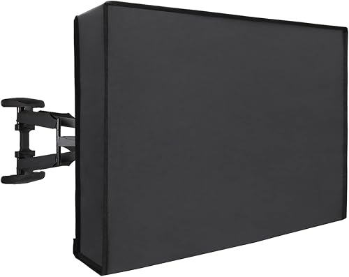 Easy-Going Waterproof Outdoor TV Cover 55-58 inch, Dark Gray
