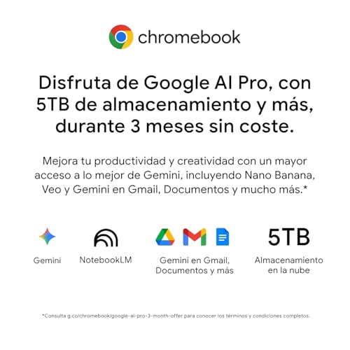 Miniatura 2 de Lenovo Chromebook Duet Gen 9-11" WUXGA Táctil + Lápiz Incluido (MediaTek Kompanio 838, 8GB RAM, 128GB Emmc, ChromeOS) Gris QWERTY + 3 Meses Google AI Pro con Gemini Pro y 5TB