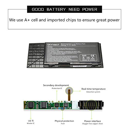 Skyvast New Laptop Battery For Dell M17X R3, Dell M17X R4, Type Btyvoy1 Btyv0Y1 #TOP2