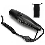 Bear Spray 40 Piedi Trekking, Bear Horn Elettronico Air Horn, 120dB di Sicurezza Forte con 3 Toni, Trombe per Escursionismo e Campeggio, Portatile per Eventi Sportivi e Uso di Emergenza, Nero