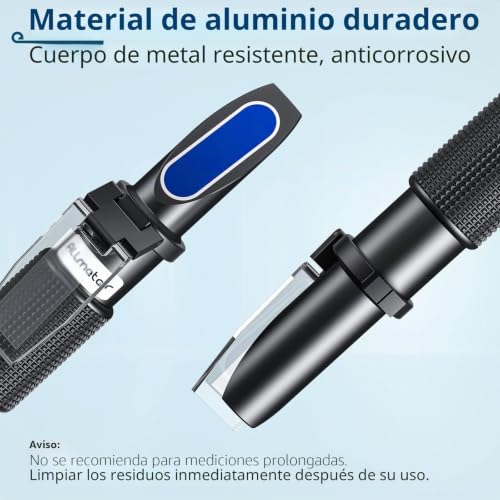 Miniatura 4 de Allmeter Refractómetro Brix 0-32 Sg 1,000-1,130 Para Cerveza De Mosto, Refractómetro Portátil De Mano Con Doble Escala Con Atc Con Instruccion