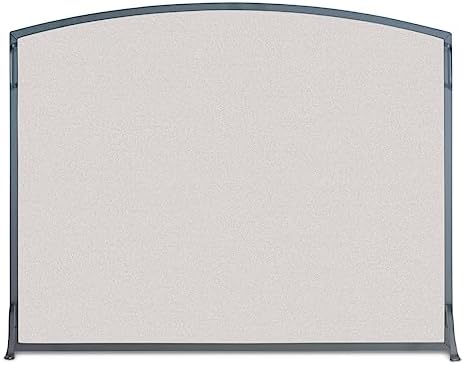 NAPA FORGE Pilgrim Home and Hearth 19255 Classic Arch Single Panel Fireplace Screen, 39″W x 31″H, 17 lbs, Black