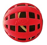 Nerf Dog TPR Float Tennis Ball - schwimmfähiger Tennisball in blau und rot medium 10cm
