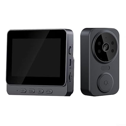 HEBEOT Wireless Video Door Phone Doorbell Intercom, 4.3
