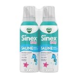 VICKS Sinex Baby Saline Nasal Spray, Drug Free Gentle Nasal Mist, Instantly Clears Everyday Stuffy Little Noses, Soothes & Hydrates, Safe For Daily Use, Gentle For All Ages, 5 OZ x 2