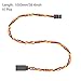 uxcell 10pcs 3-Pin Servo Extension Cable Cord Connector Twist Wire Male to Female 22AWG 60-Cores Servo Receiver Wire