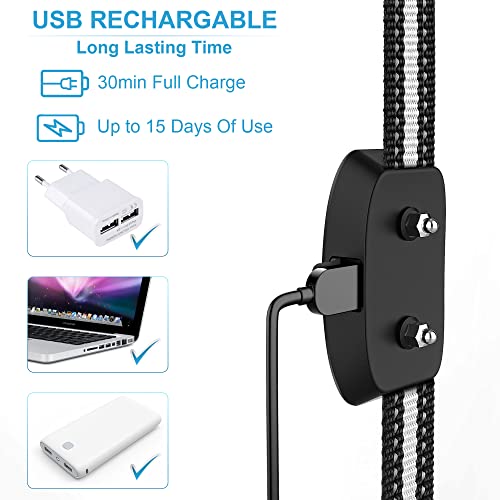 Bark Collar for Small Medium Large Dogs 5-150 Lbs,Bark Collar with Adjustable Sensitivity and Intensity Beep Vibration… - Image 4