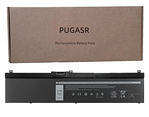 Pugasr Nyfjh Laptop Battery Compatible With Dell Precision 7530 7540 7730 7740 P74F P34E Series 0Wnrc 00Wnrc Gw0K9 0Gw0K9 11.4V 97Wh