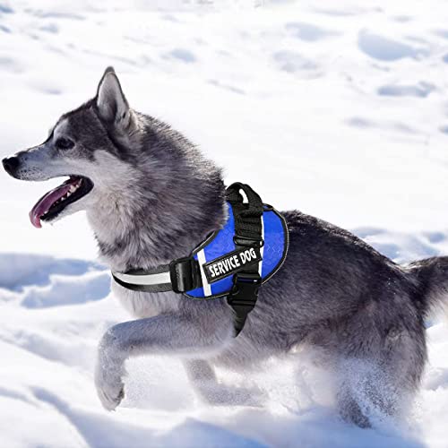 Btromeshy Service Dog Vest Harness,No-Pull Dog Harness With Handle,Adjustable 3M Reflective Oxford Material Pet Dog Vest For Outdoor Walking,Easy Control For Small Medium Large Breed #TOP4