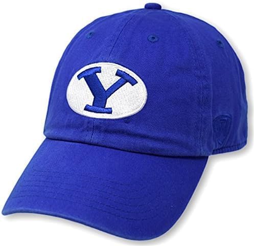 Collegiate Primary Color Relaxed Fit Adjustable Hats (US Alpha One Size BYU)
