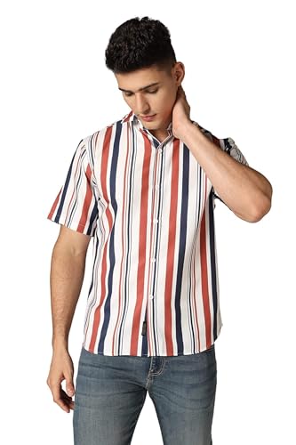 Image of Polly Cotton Solid Half Sleeve Shirt for Men