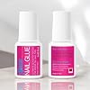 Glam Nail Glue, Quick-Fix Water Fast Drying, 8ml (0.3fl oz), Pink