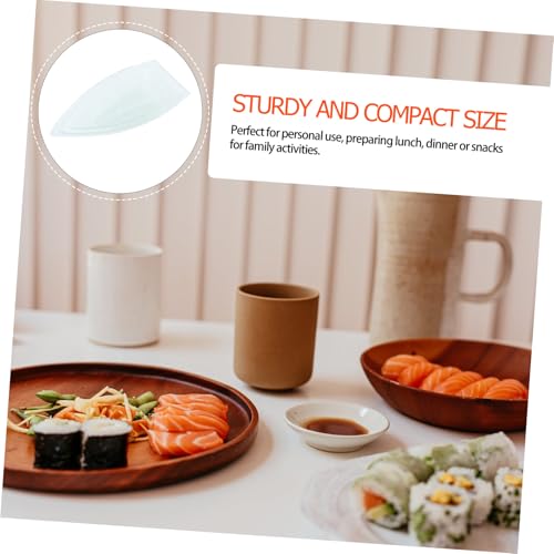 Plato Sushi en forma de bote Angoily acrílico 39x19x5cm miniatura 6