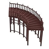 Accessoire décoratif idéal : conçu pour une grande polyvalence, ce mini pont en plastique s’intègre parfaitement aux accessoires de terrarium diy, aux micro-ponts de maison de poupée et à la décoration de ponts extérieurs, sublimant ainsi tout aménagement paysager miniature. il peut également servir de figurine de mini-pont de jardin ou de pont de jardin
