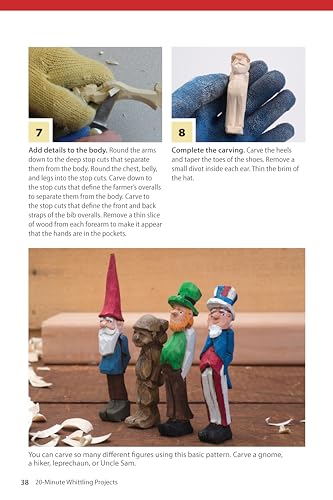 image for 20-Minute Whittling Projects: Fun Things to Carve from Wood (Fox Chape