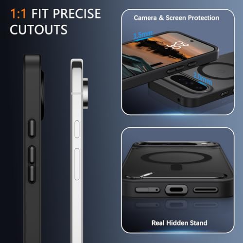 Coque Pixel 9 Pro XL béquille invisible pour vidéos et appels - 5