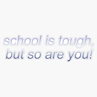Magnet School Sticker Motivation Quote Magnet Reusable Sticker 5"